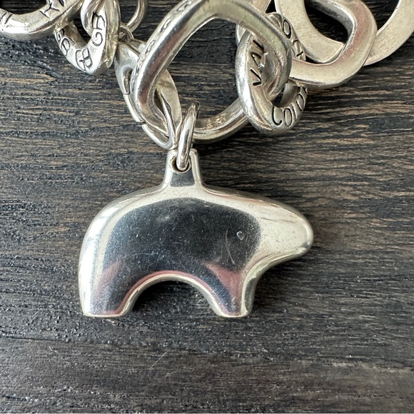 The Golden Bear Sterling Silver TGB Vail Bear Bracelet - Picture 3 of 6